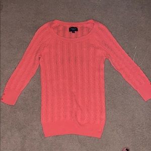 Neon Coral Sweater